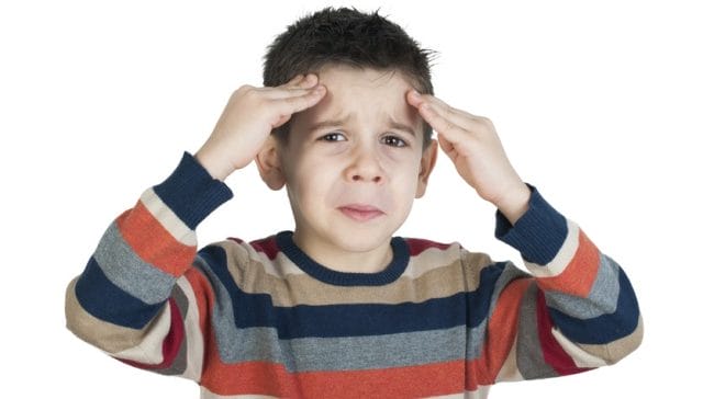 Child Image touching head