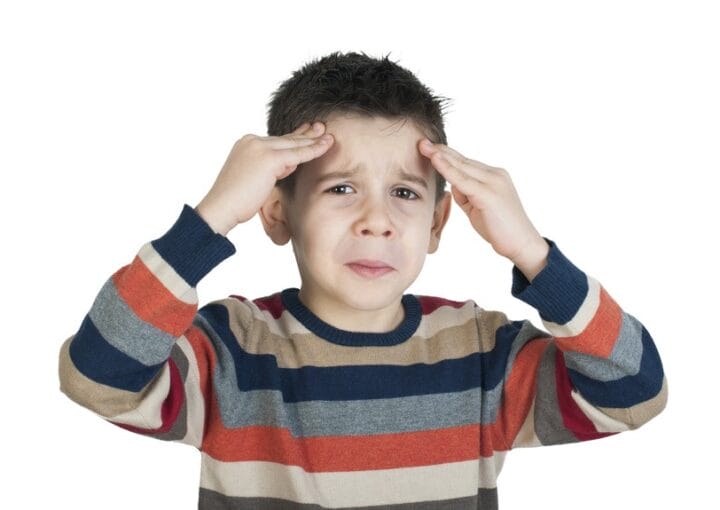 Child Image touching head