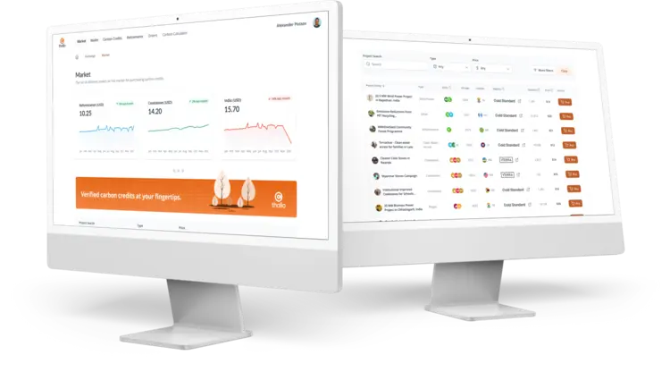 marketing_1 (1) two monitors with the thallo marketplace